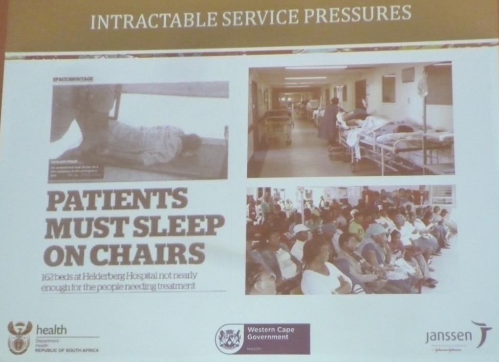 Bu arada Güney Afrika da yatakların yetersizliğine ilişkin bir haberin Hastalar sandalyelerde uyumak zorunda şeklinde yer alması Türkiye nin 1940 lı yıllarında TB yatak yetersizliği ile ilgili