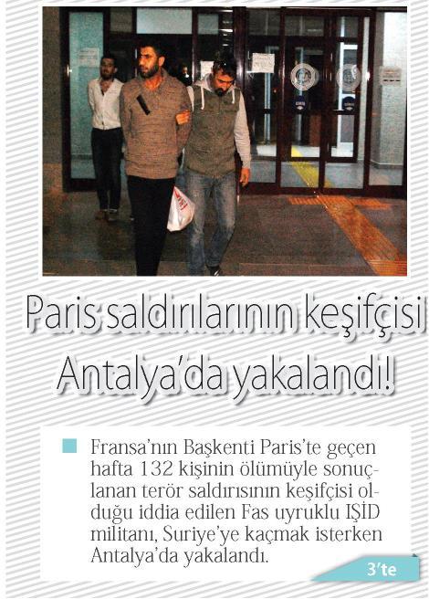 ANTALYA Tarih : 22.11.