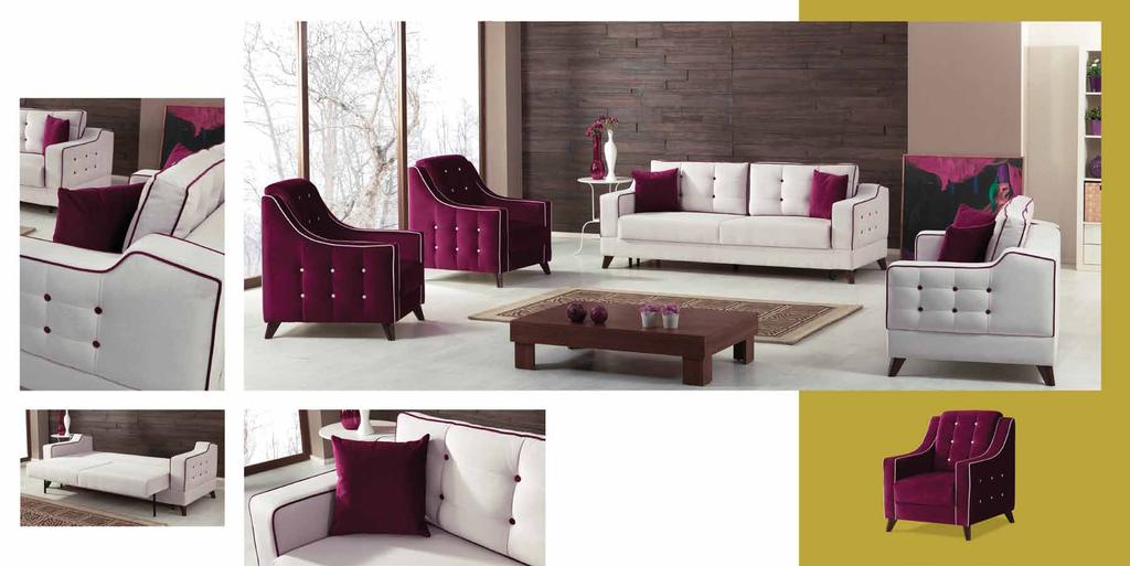 Kumaş Kodu: 1214A-1203A SELVİ koltuk takımı / sofa set 91 67 67