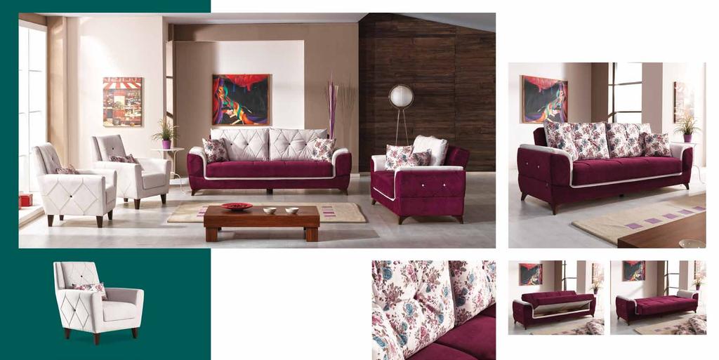 Kumaş Kodu: 1217A-1203A-1214A AKASYA koltuk takımı / sofa set 99 86 86 81 87