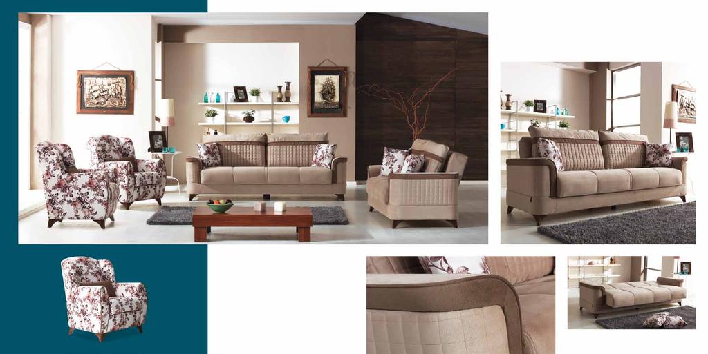 Kumaş Kodu: 1108A-1122A-1041A VEGA koltuk takımı / sofa set 97 86 86 89 86 97