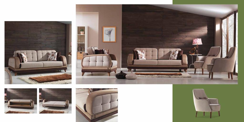 Kumaş Kodu: 1162A-1211A-1209A-1208A KANYON koltuk takımı / sofa set 96