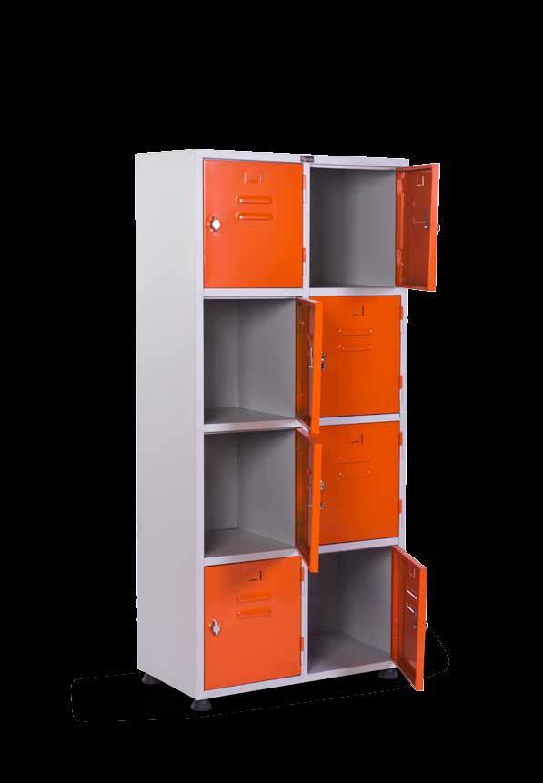 ÖĞRENCİ DOLABI 8 GÖZLÜ Student Cupboards With 8 Compartments Ölçü