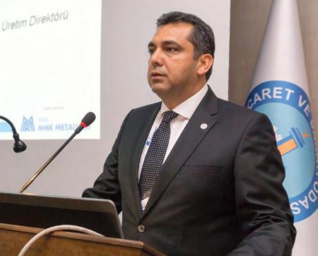 Ozan M. Karadağ: Çin den sonra Hindistan iddialı geliyor SteelOrbis Genel Müdürü Murat Eryılmaz ın açılış konuşmasının ardından konuşma yapan MMK Metalürji Üretim Direktörü Ozan M.