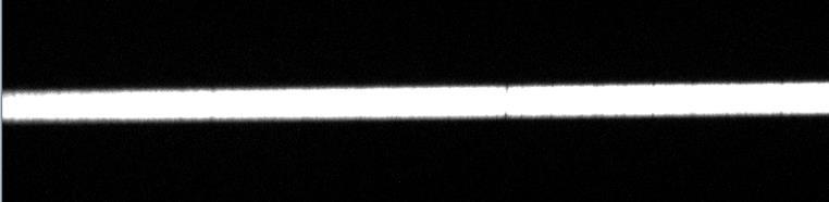 Şekil 12. Capella ( Auriga) yıldızının H çizgisi civarı tayf bölgesi (üstte). Aynı bölgenin piksel yeğinlik dağılımı (altta). Şekil 13.