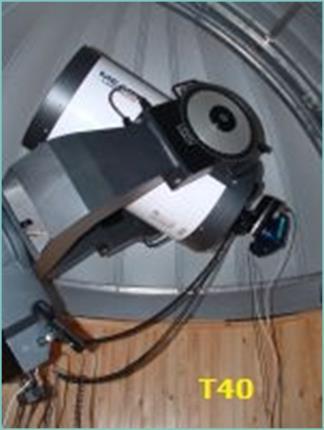 2- T40 Schmidt-Cassegrain Teleskop Optik model : Schmidt-Cassegrain aynalı Net açıklık : 400mm Odak uzunluğu : 4064mm Odak oranı : f/10 Kurgu