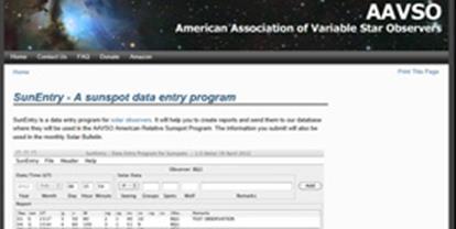 Günlük leke sayıları raporumuzu, SIDC (Solar Influences Data Analysis Center) ve AAVSO ya (American Association of Variable Star Observers) göndermekteyiz.