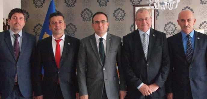 AVRASYA İŞADAMLARI FORUMU HAZIRLIKLARI KAPSAMINDA BÜYÜKELÇİLİKLER ZİYARET EDİLDİ Özbekistan, Türkmenistan ve Kosova nın Ankara büyükelçileri ziyaret edildi.