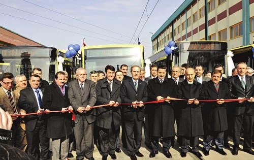 154 olan otobüs filosu bu dönem 300 e çıkarken