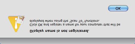 Klolu Ağ Mintosh Ağ Ypılnırmsı Rporu nu yzırrk mkinenizin MAC Aresini (Ethernet Aresi) ve IP Aresini ulilirsiniz. Bkz. Ağ Ypılnırmsı Rporunu Yzırm syf 19. Bu ekrn görünürse OK (Tmm) öğesine tıklyın.