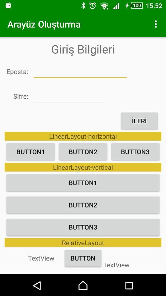 Bu layout sınıfına en iyi örnek https://medium.