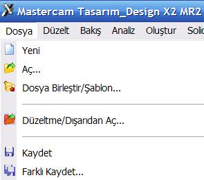 7.1. DELİK DELME İŞLEMLERİ (DRILL) : 7.1.1. Geometri Oluşturma (Create Komutu) : Bu bölümde, basit bir geometri (CAD) oluģturmak, bu geometri üzerinde DELĠK