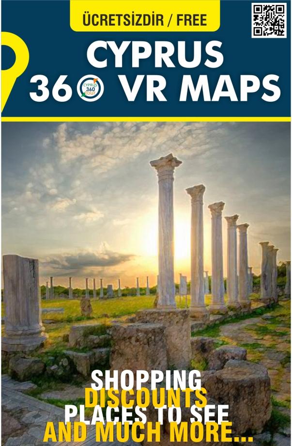 ekleniyor. Cyprus 360 VR Smart Map, projesi kapsamında, 100.