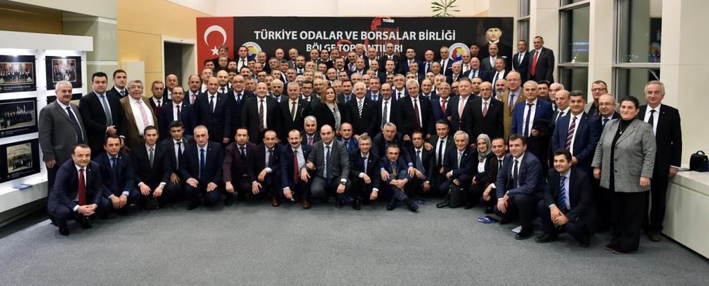 Toplantı 17.12.2016 Karadeniz Bölgesi ndeki Odalar ve Borsalar Ankara da TOBB İkiz Kuleler de düzenlenen istişare toplantısında buluştu. TOBB Başkanı M.