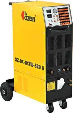 AC-DC TIG/ARK KAYNAK MAKİNELERİ OZ-DC-ACTW-320 A Kullanım Alanı: Genel amaçlı kullanılabilen OZ-DC-ACTW-320 A su sogutmalı AC/DC TIG-ARK kaynak makinesi muhtelif kalınlıktaki metallerin birleştirme