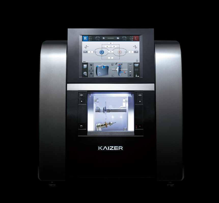 KAIZER HPE-8000 Son teknolojik V-Kanal ve freze fonksiyonları Yüksek devirli güçlü frezesi ile aks kaymasını tamamen engeller.