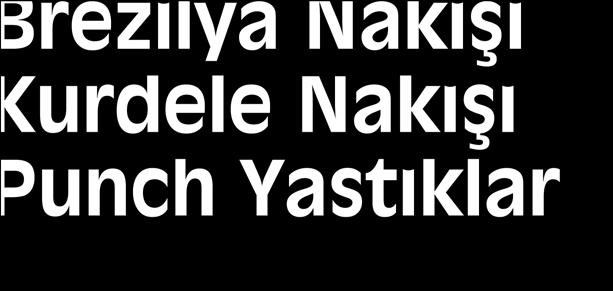 Nakış Projeleri Derginizde 6 YTL ŞUBAT 2008 YIL 2 SAYI 6 Yün Nakışı