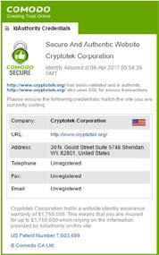 Cryptotek Corporation 2012 yılında Büyük Britanya da IT teknolojileri alanında danışmanlık hizmetlerini veren TEK şirketi kurulmuştur.