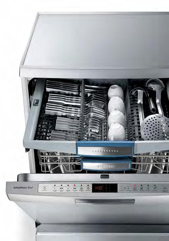 10 yıl pas tutmadan çalışmak, standart. Bosch, tüm bulaşık makinelerinin iç gövdeleri için 10 yıl paslanmazlık garantisi veriyor.