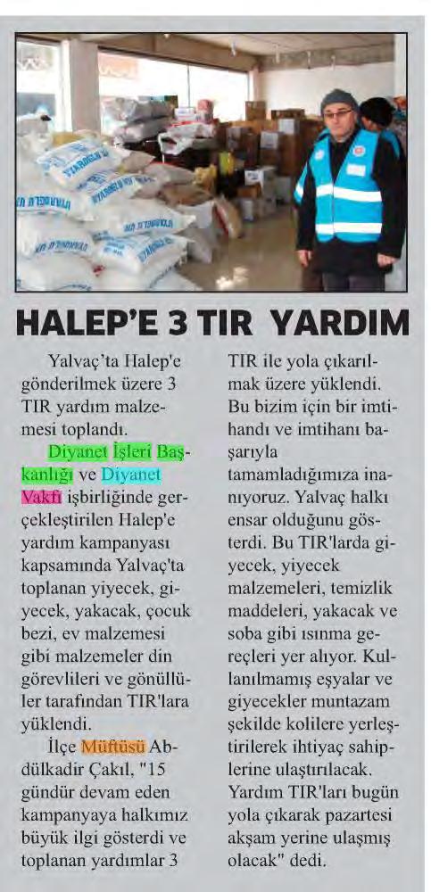 EXPRESS Tarih : 03.01.2017 HAFTADA 6 GÜN YERE.