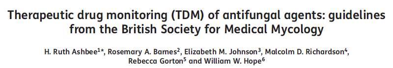 concentraaons is rarely necessary TherapeuAc drug monitoring of itraconazole,