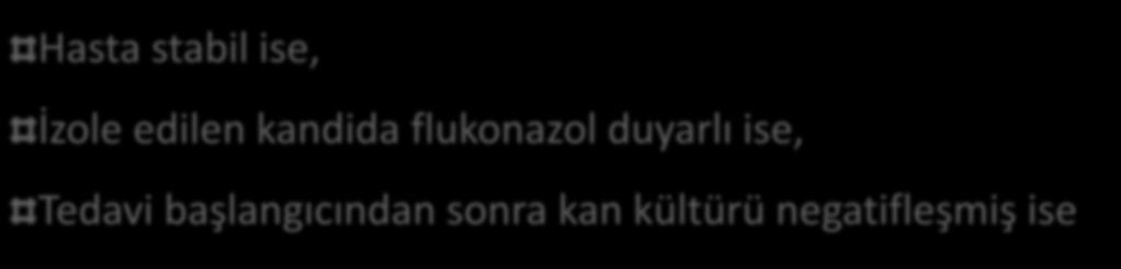 Kandidemi Tedavisi Ekinokandin Başlanmış Bir