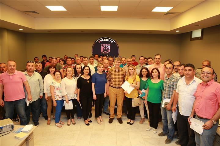 bulunuldu. Öte yandan, aynı gün sabah saatlerinde ise Bodrum Belediyesi Zabıta Müdürlüğü personeli için, yine Prof.