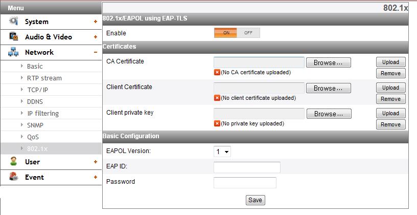 > > Write Community: Bu sistemi yazdırmak istediğiniz SNMP yönetim topluluğunu belirler. SNMP v3 > > Enable SNMP v3: SNMP v3 nin bu aygıta erişimine izin verildiğinde seçer.