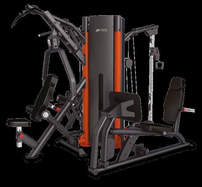 4100 8 Lİ İSTASYON MAKİNALAR DUAL MACHINE BICEPS, TRICEPS,