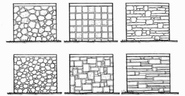 Taş duvar modelleri