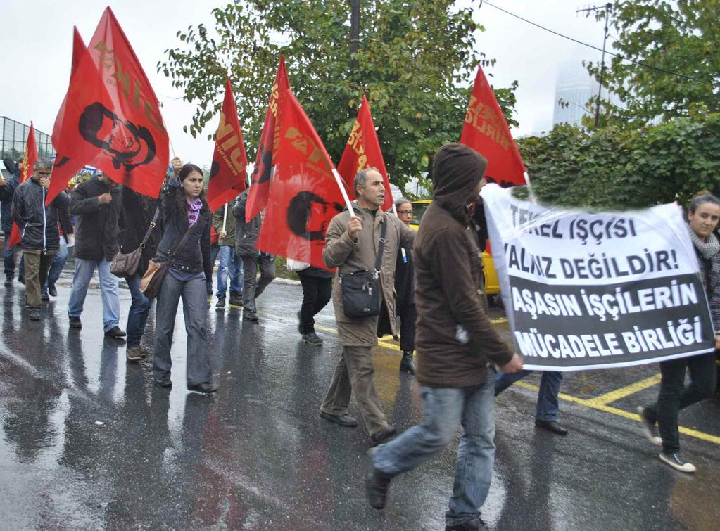 Yeni Evrede TEKEL Çadırkent Te kel Ýþ çi le ri 12.