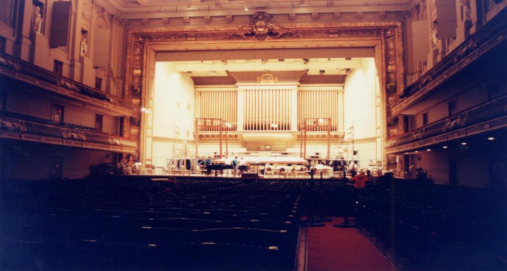 Boston Simphony Hall, 1900-