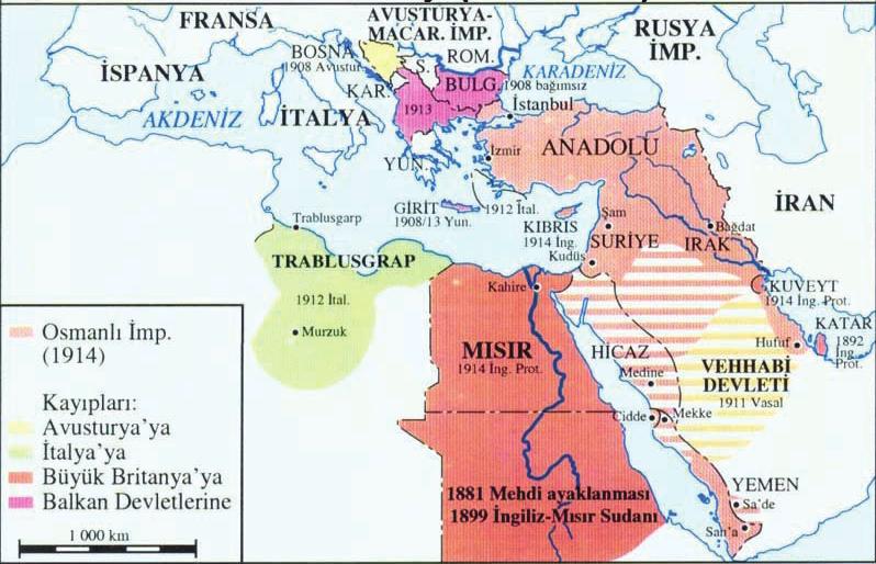 ATATÜRK VE ASKERLİK Trablusgarp Savaşı (1911 1912) İtalya, Osmanlı Devleti nin Kuzey Afrika daki son toprağı olan Trablusgarp a saldırmıştır.
