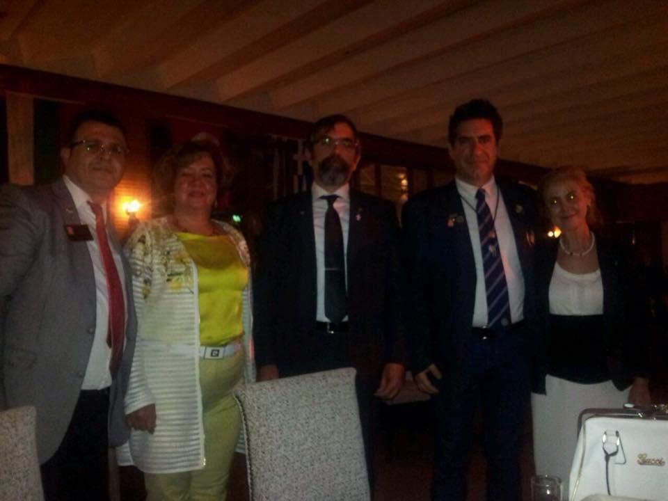 Edirne Rotary Kulübü ev sahipliğinde 02 Mayıs Cumartesi akşamı Edirne de Villa Restaurantta Yunanistan ve