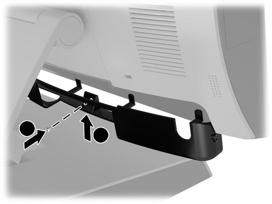 Bir bağlantı noktası kapağı takma Arka I/O bağlantı noktası kapağı HP'den temin edilebilir.