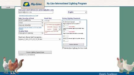 Açık Sistem Kümesler için Özel Işık Programları (www.hylineweblighting.com) Hy-Line sizlerin bölgesi için uluslararası bir özel ışıklandırma programı yaratabilir.