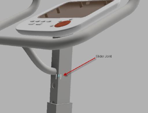 1.4.2.3. Slider/ Sürgü-Sürüş Montaj İlişkisi İki montaj bileşenini, bir eksende doğrusal hareket yapabilecek şekilde birleştirir. İşlem sırası şöyledir; Asssemble Joint komut seçimi yapılır.