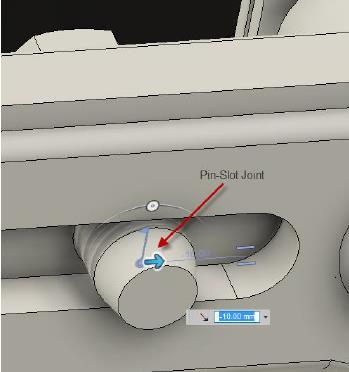 1.4.2.5. Pin-slot/ Pim-Yuva Montaj İlişkisi İki montaj bileşenini bir pim ve pim yuvası ilişkisi ile birleştirir. Bir eksende dairesel ve bir eksende doğrusal hareket yapabilecek şekilde birleştirir.