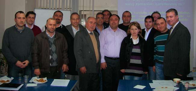 Adem Sömer ile TMMOB Jeofizik Mühendisleri Odası Yayın Kurulu Başkanı Sn. Engin Tokgöz açılış konuşması yapmış ve JFMO nun uygulamalarından bahsetmiştir.