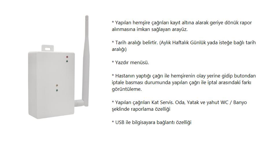 Çağrı Kayıt Yazılımı ve Ünitesi RK 003 Engelli Yardım Çağrı Sistemi T.C.