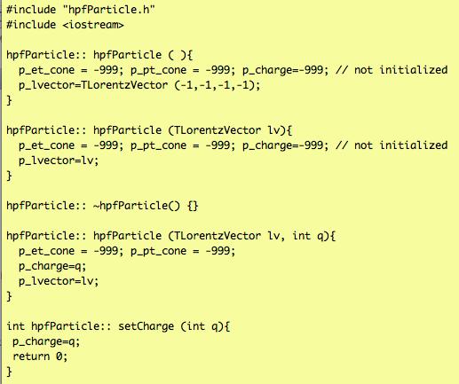 hpfparticle.cpp - tanımlamalar, açıklamalar.