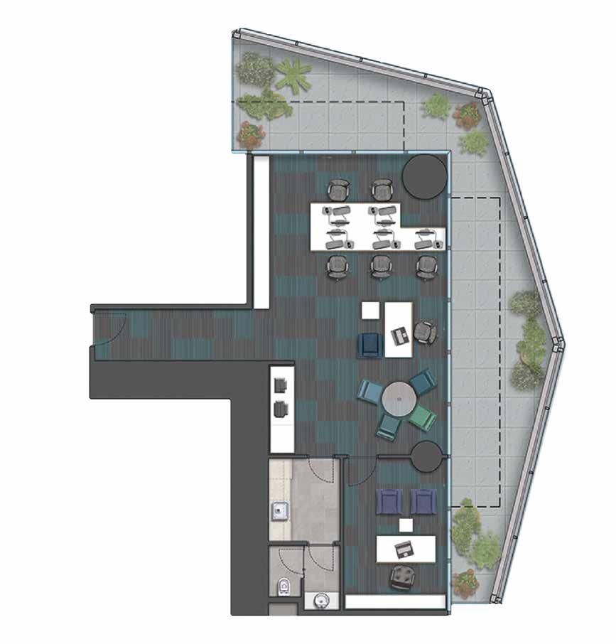 2 TİP 4 1 - Ofis 2 - Balkon 3 - Bahçe Katı 4 - Ortak Alan Toplam Kullanım Alanı 82,84 m² 18,69 m² *** 24,55 m² **** 46,06 m² * 172,14 m² ** TİP 3 167,09 m 2 TİP 2 130,88 m 2 TİP 4 172,14 m 2 4 1 2 3