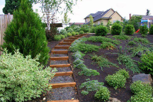 EĞIMLI "AĞLAYAN BAHÇE / SLOPED WEEP GARDEN Eğimli bahçe düzenleme ilk başta zor