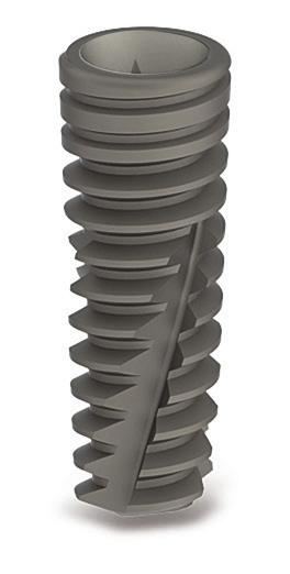 Mükemmel primer stabilizasyon DTI1 SA İmplant Tasarımı DTI1 SA Implant Fixture ine Up Tekli Yiv Single Pitch Thread - SA yüzey