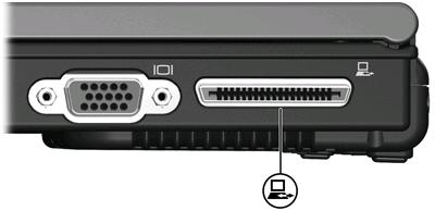 3 Yerleştirme konektörü kullanma Bilgisayarın sağ tarafta tarafındaki yerleştirme konektörü, isteğe bağlı bir yerleştirme aygıtı ürününü bilgisayara bağlamanıza
