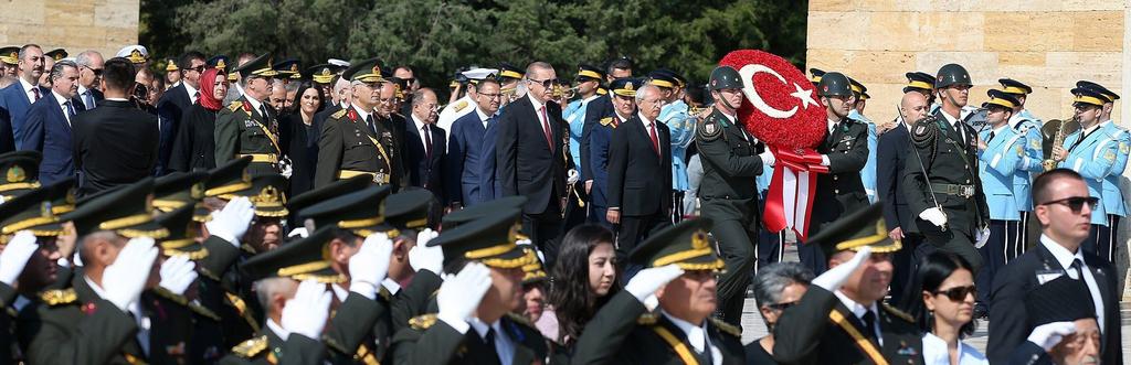 Mustafa Kemal Atatürk törenlerle anıldı Cumhuriyetin kurucusu