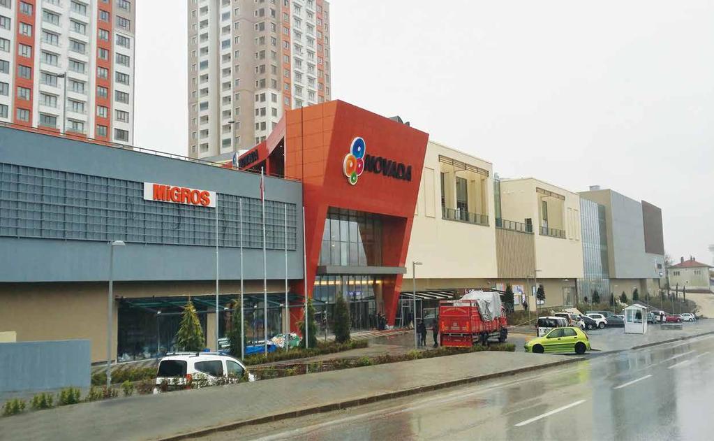 Projeler / Projects Novada Yozgat AVM Novada Yozgat Shopping Center Yer : Yozgat/TÜRKİYE Bitiş Tarihi : 30.11.2016 İşveren : Türkmall Real Estate A.Ş. Yatırımcı : Türkmall Real Estate A.Ş. Kapalı Alan : 32.