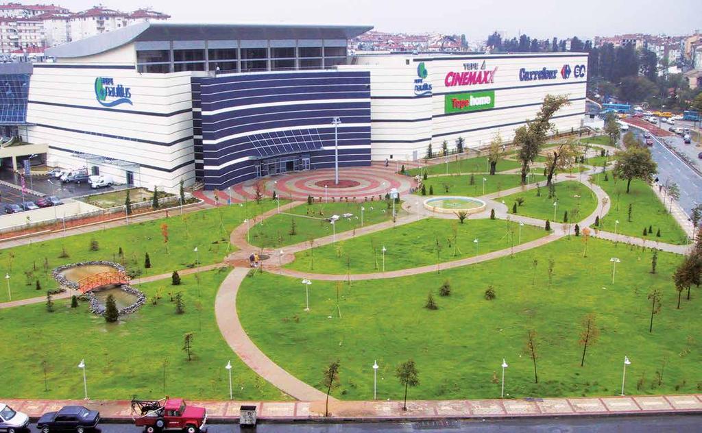 Projeler / Projects Tepe Nautilus AVM Tepe Nautilus Shopping Center Yer : İstanbul/TÜRKİYE Bitiş Tarihi : 01.10.2002 İşveren : Tepe İnşaat Sanayi A.Ş. Yatırımcı : Tepe Emlak İnşaat ve Ticaret A.Ş. Kapalı Alan : 180.