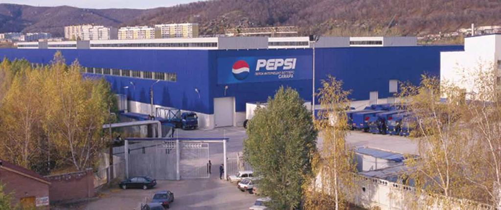 Projeler / Projects Pepsi Cola Pepsi Cola Yer : Parnas, St. Petersburg/Rusya Bitiş Tarihi : 07.05.2005 İşveren : Zafer Taahhüt, İnşaat ve Ticaret A.Ş. Yatırımcı : Pepsi Co.
