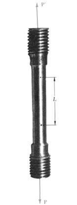 8 Test specimens with tensile load.